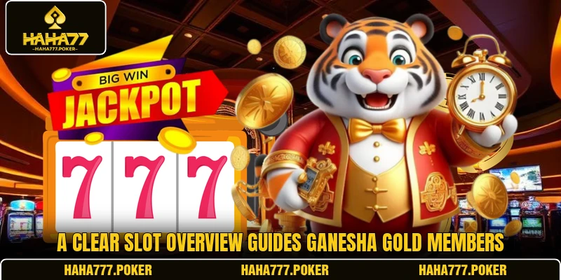 A clear slot overview guides Ganesha Gold members