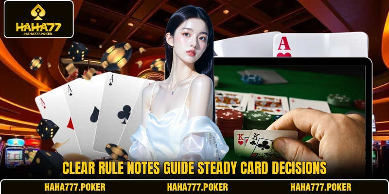 Clear rule notes guide steady card decisions