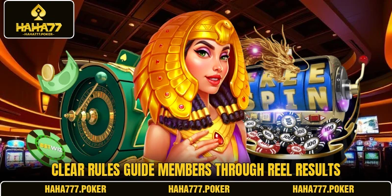 Clear rules guide members through reel results