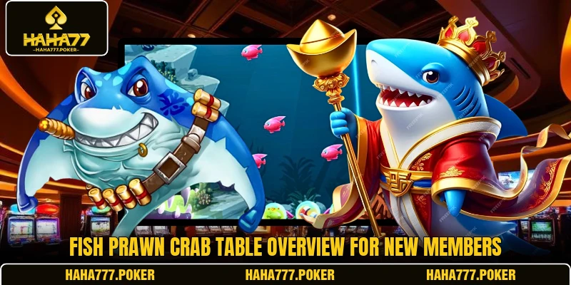 Fish Prawn Crab table overview for new members