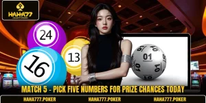Match 5 - Pick Five Numbers For Prize Chances Today