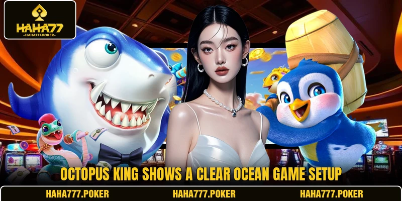 Octopus King shows a clear ocean game setup