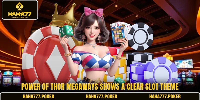 Power of Thor Megaways shows a clear slot theme