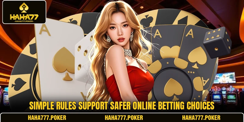Simple rules support safer online betting choices