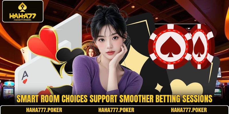 Smart room choices support smoother betting sessions