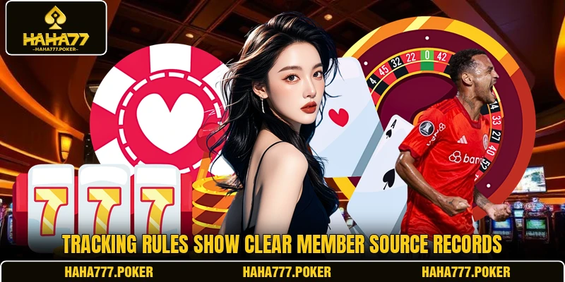 Tracking rules show clear member source records