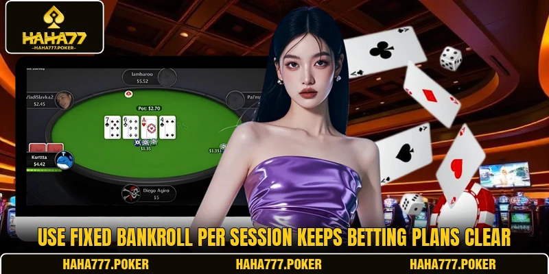Use fixed bankroll per session keeps betting plans clear